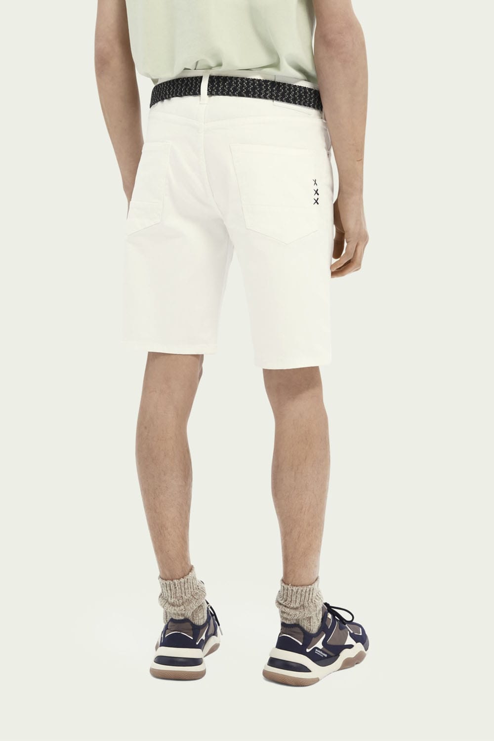 PANTALÓN CORTO VAQUERO REGULAR SLIM "RALSTON" - BLANCO - SCOTCH & SODA | 159668