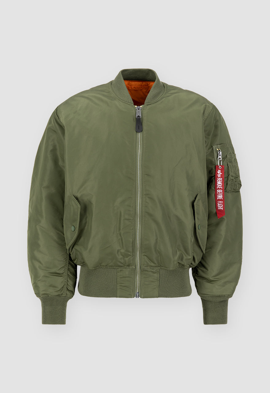 CHAQUETA BOMBER "MA-1" - VERDE MILITAR - ALPHA INDUSTRIES | 100101