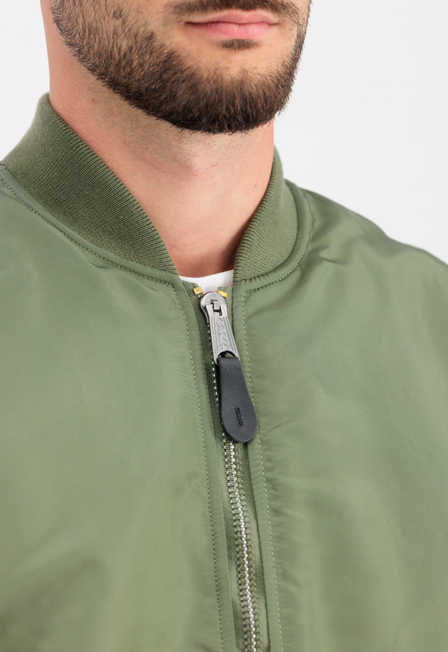 CHAQUETA BOMBER "MA-1" - VERDE MILITAR - ALPHA INDUSTRIES | 100101