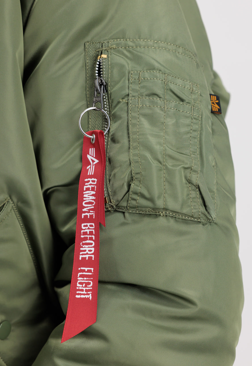 CHAQUETA BOMBER "MA-1" - VERDE MILITAR - ALPHA INDUSTRIES | 100101
