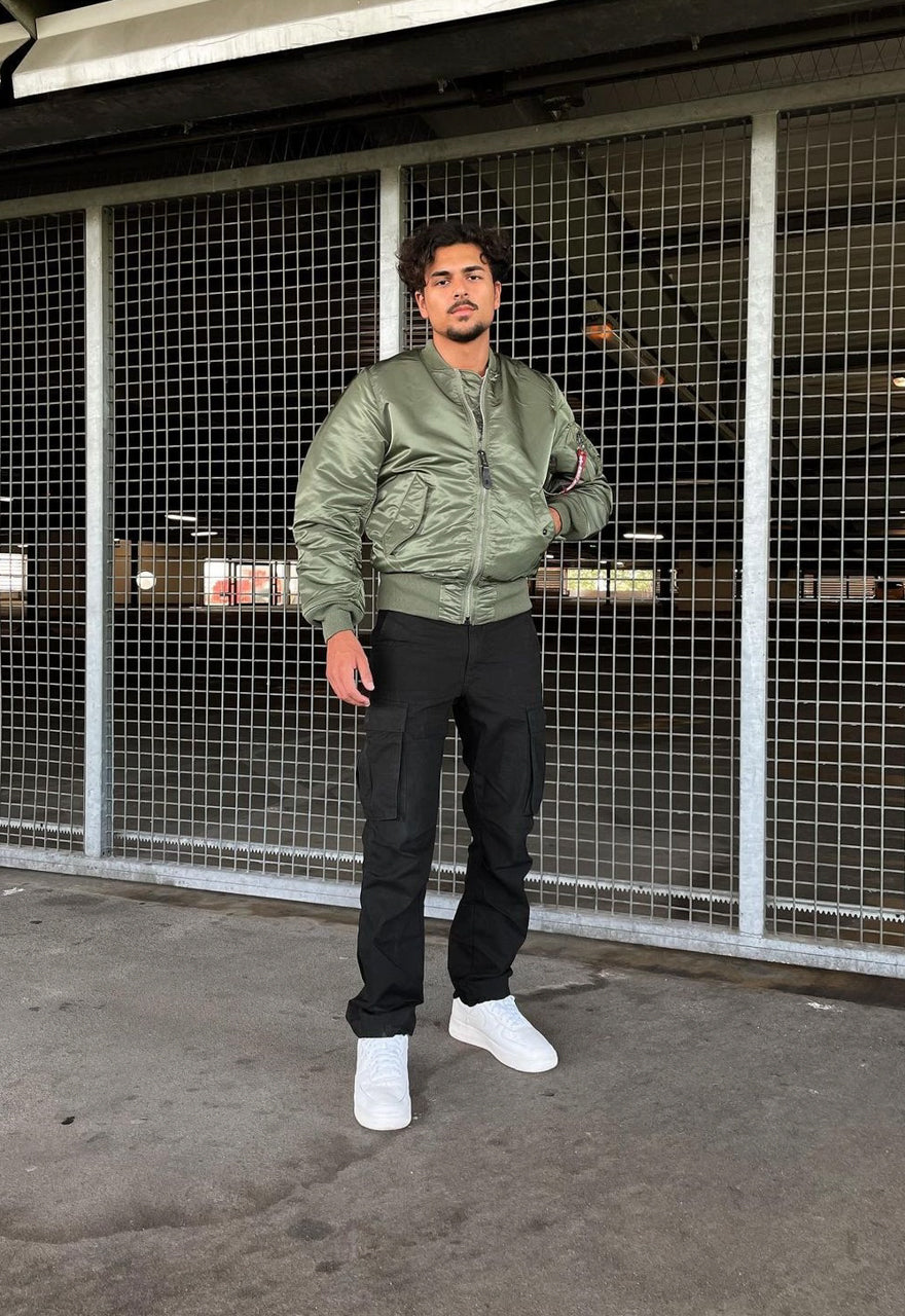 CHAQUETA BOMBER "MA-1" CLÁSICA - SAGE GREEN - ALPHA INDUSTRIES