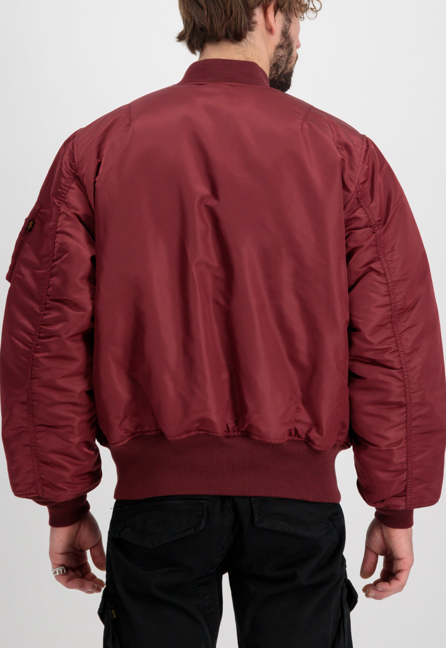 CHAQUETA BOMBER "MA-1" - BURDEOS - ALPHA INDUSTRIES | 100101