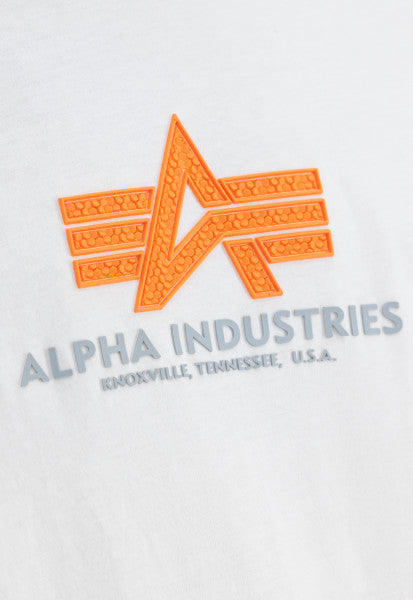 CAMISETA "BASIC RUBBER" - WHITE - ALPHA INDUSTRIES