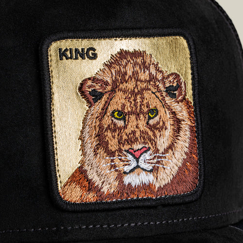 GORRA TRUCKER LEON "GOLDEN KING" - BLACK - GOORIN BROS THE FARM ANIMALS | 101-2586