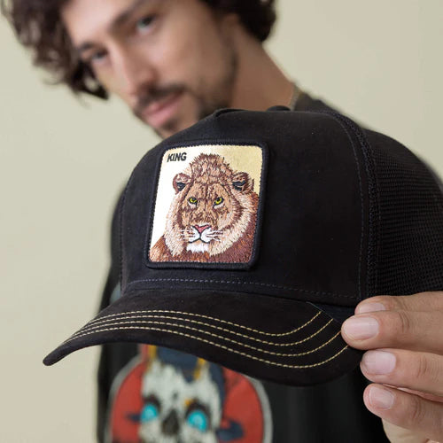 GORRA TRUCKER LEON "GOLDEN KING" - BLACK - GOORIN BROS THE FARM ANIMALS | 101-2586