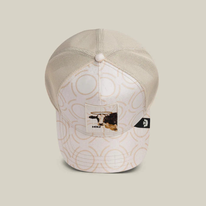 GORRA TRUCKER VACA "HOLY" - BEIGE - GOORIN BROS THE FARM ANIMALS | 101-2694