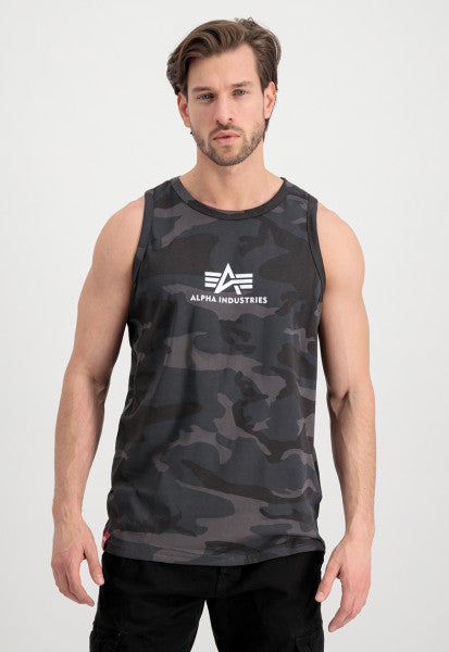 CAMISETA BÁSICA SIN MANGAS - BLACK CAMO - ALPHA INDUSTRIES