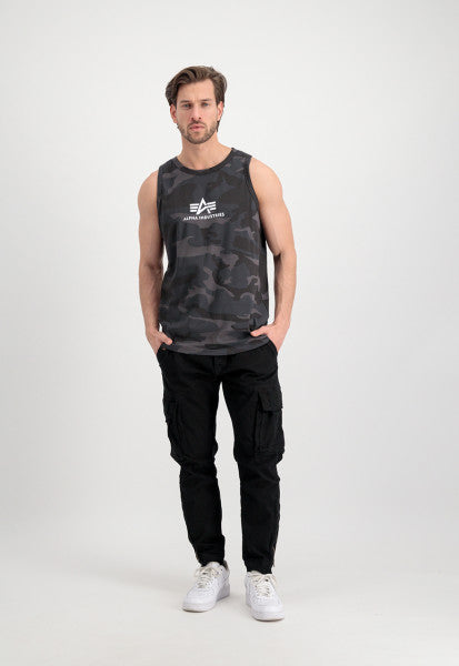 CAMISETA BÁSICA SIN MANGAS - CAMUFLAJE NEGRO - ALPHA INDUSTRIES | 126566C