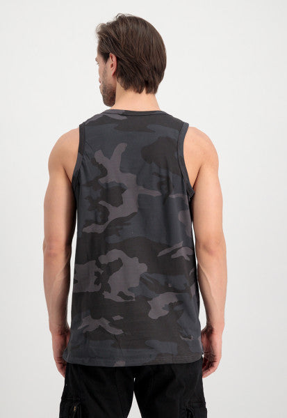 CAMISETA BÁSICA SIN MANGAS - BLACK CAMO - ALPHA INDUSTRIES