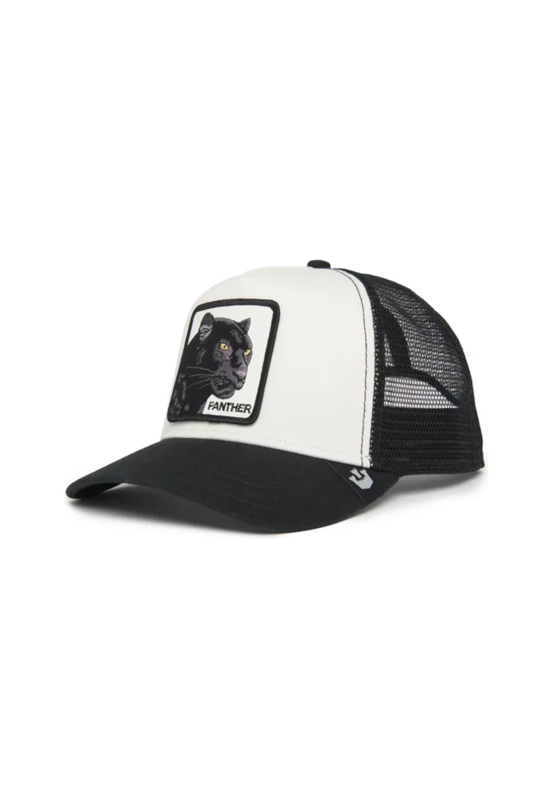 GORRA TRUCKER PANTERA "THE PANTHER" - NEGRO/BLANCO - GOORIN BROS THE FARM ANIMALS | 101-0381