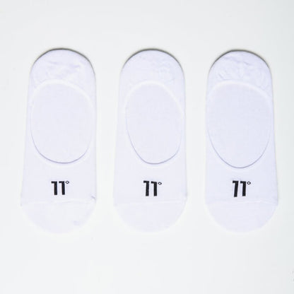 3 PACK CALCETINES INVISIBLES - WHITE - 11D