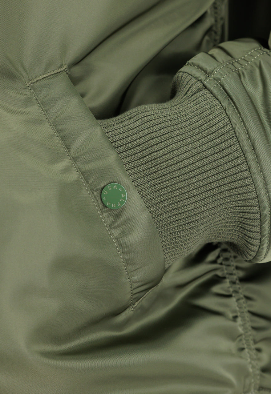 CHAQUETA BOMBER "MA-1 ZH BACK EMB" - SAGE GREEN - ALPHA INDUSTRIES