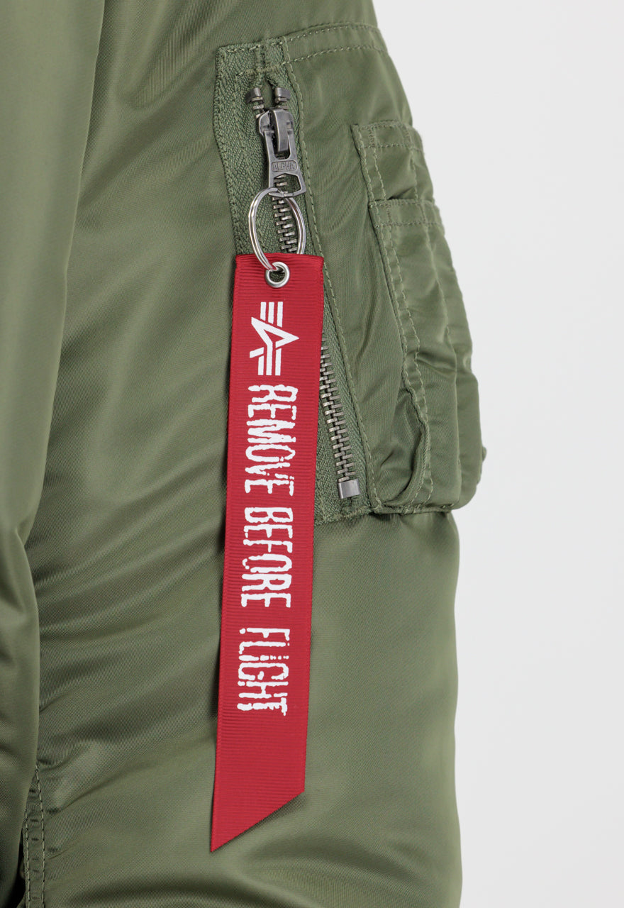 CHAQUETA BOMBER "MA-1 ZH BACK EMB" - SAGE GREEN - ALPHA INDUSTRIES