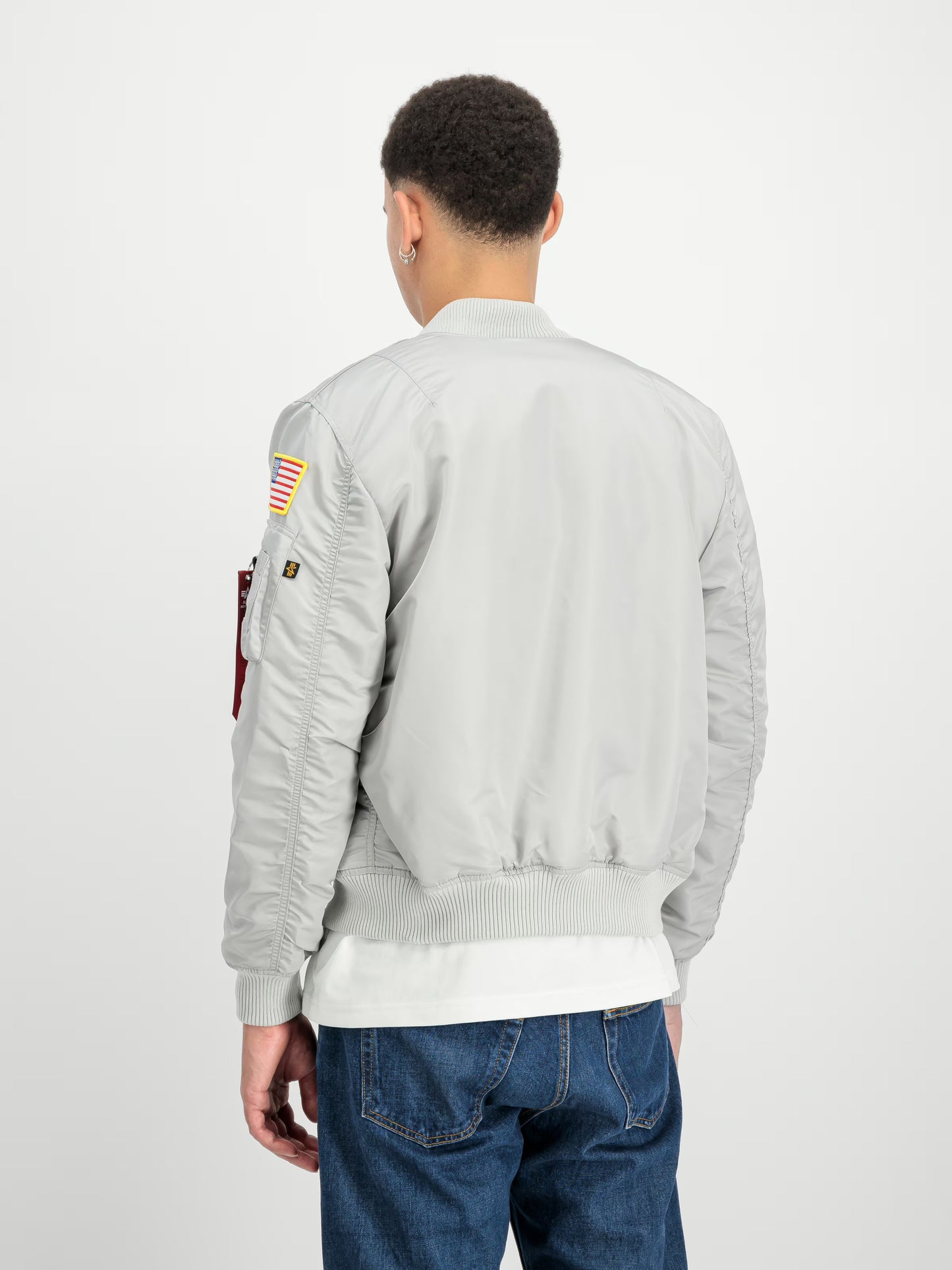 MA-1 BOMBER "MA-1 VF NASA" - GRIS - ALPHA INDUSTRIES | 166107