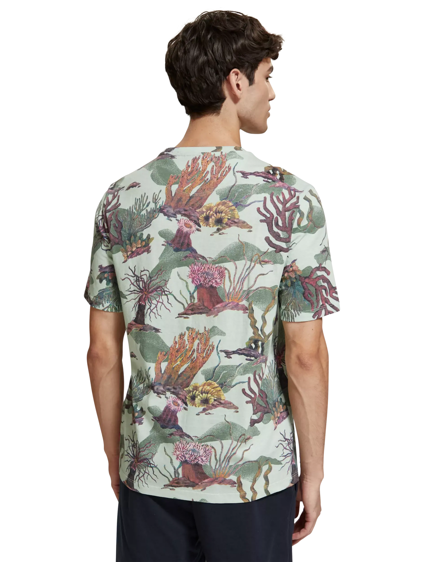 CAMISETA CON ESTAMPADO INTEGRAL "OCÉANO" - MULTICOLOR - SCOTCH & SODA | 177101-7206