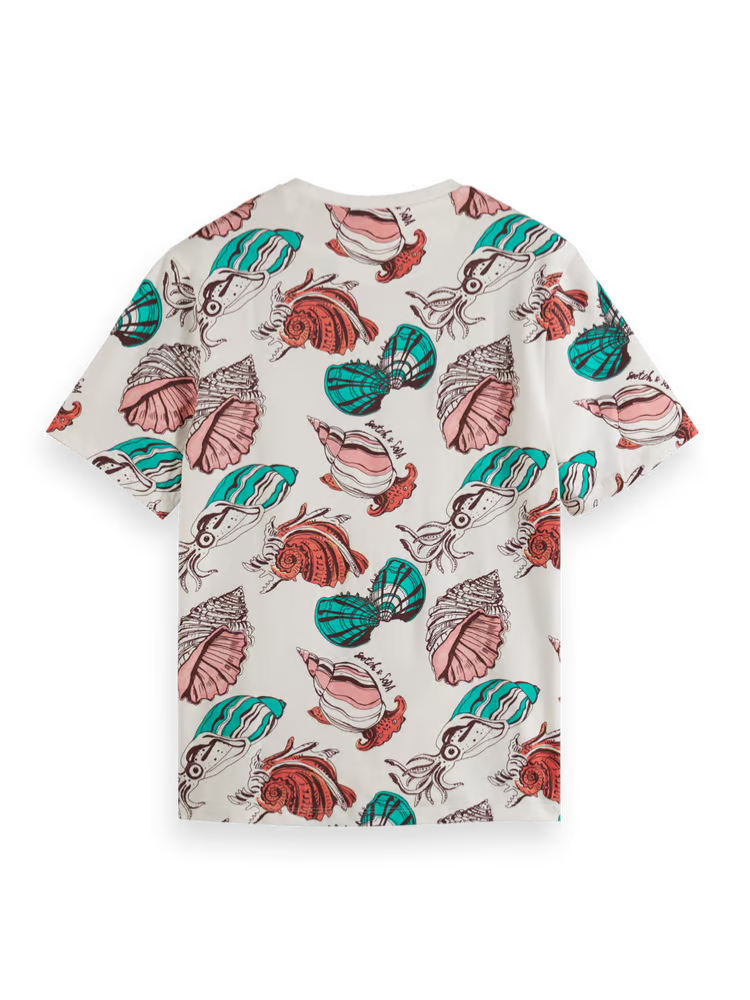 CAMISETA CON ESTAMPADO INTEGRAL "OCÉANO" - MULTICOLOR - SCOTCH & SODA | 177101