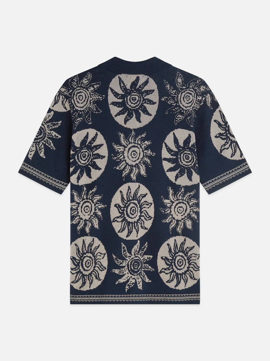 KNITTED JAQUARD SHIRT - AZUL - SCOTCH & SODA | 182258