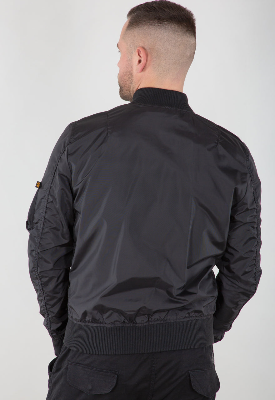 CHAQUETA BOMBER FINA "MA-1 TT" - NEGRO - ALPHA INDUSTRIES | 191103