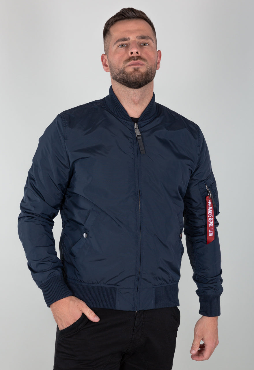 CHAQUETA BOMBER FINA "MA-1 TT" - AZUL MARINO - ALPHA INDUSTRIES | 191103