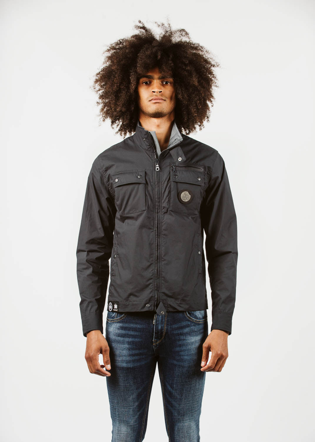 CHAQUETA "WINDBREKER" CORTAVIENTOS - NAVY - TH3 - Blue Denim