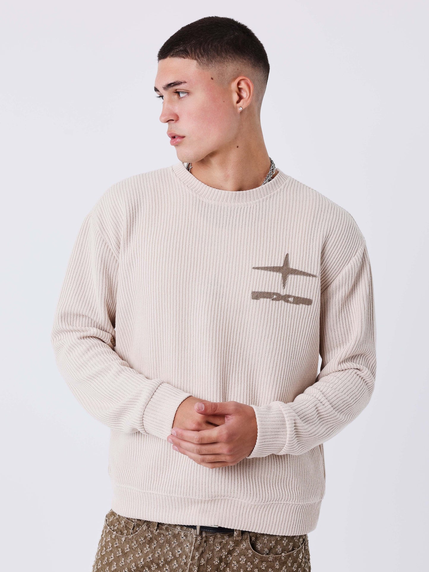 JERSEY CUELLO REDONDO - BEIGE - PROJECT X PARIS | 2522165