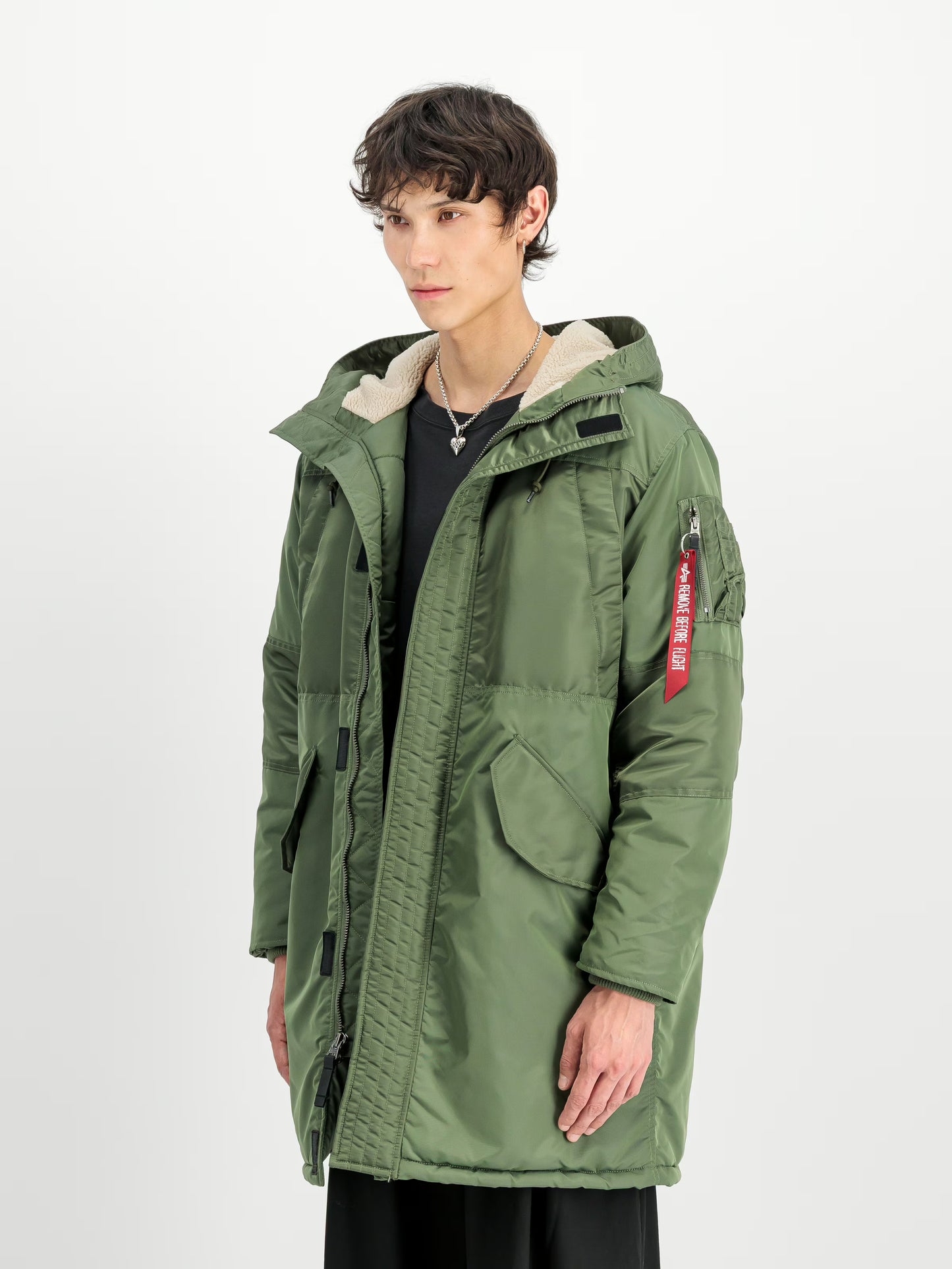 CHAQUETA PARKA "STUDIO FIELD PARKA WINTER" - VERDE MILITAR - ALPHA INDUSTRIES | 258119