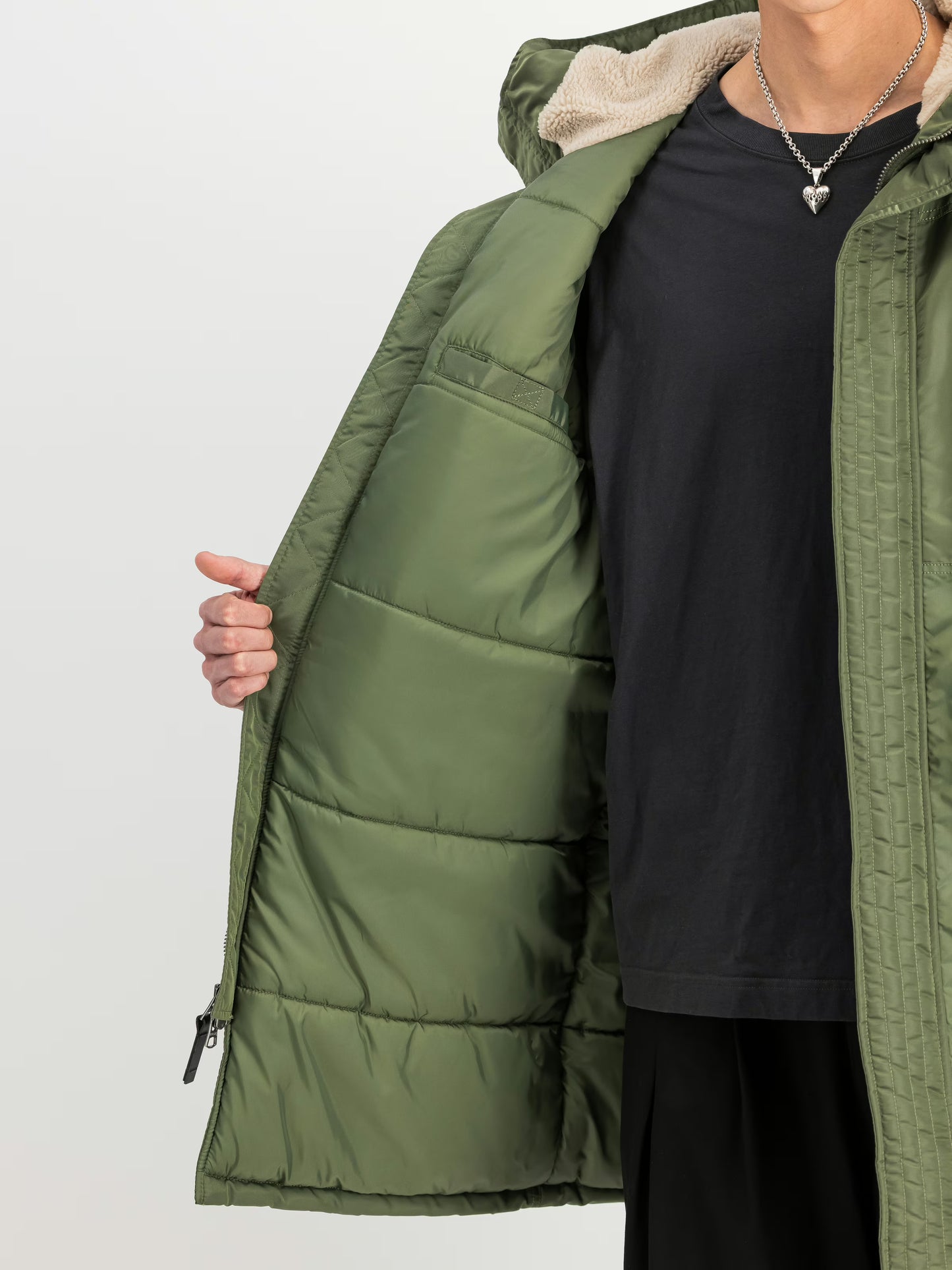 CHAQUETA PARKA "STUDIO FIELD PARKA WINTER" - VERDE MILITAR - ALPHA INDUSTRIES | 258119