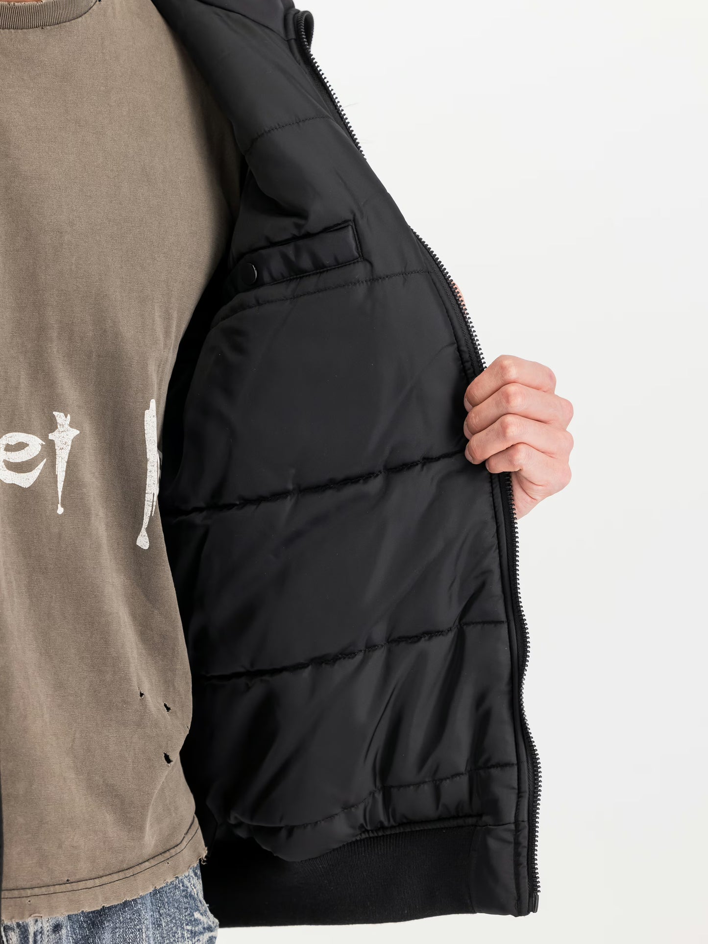 MA-1 BOMBER "MA-1 HOODED STUDIO" - NEGRO - ALPHA INDUSTRIES | 258123