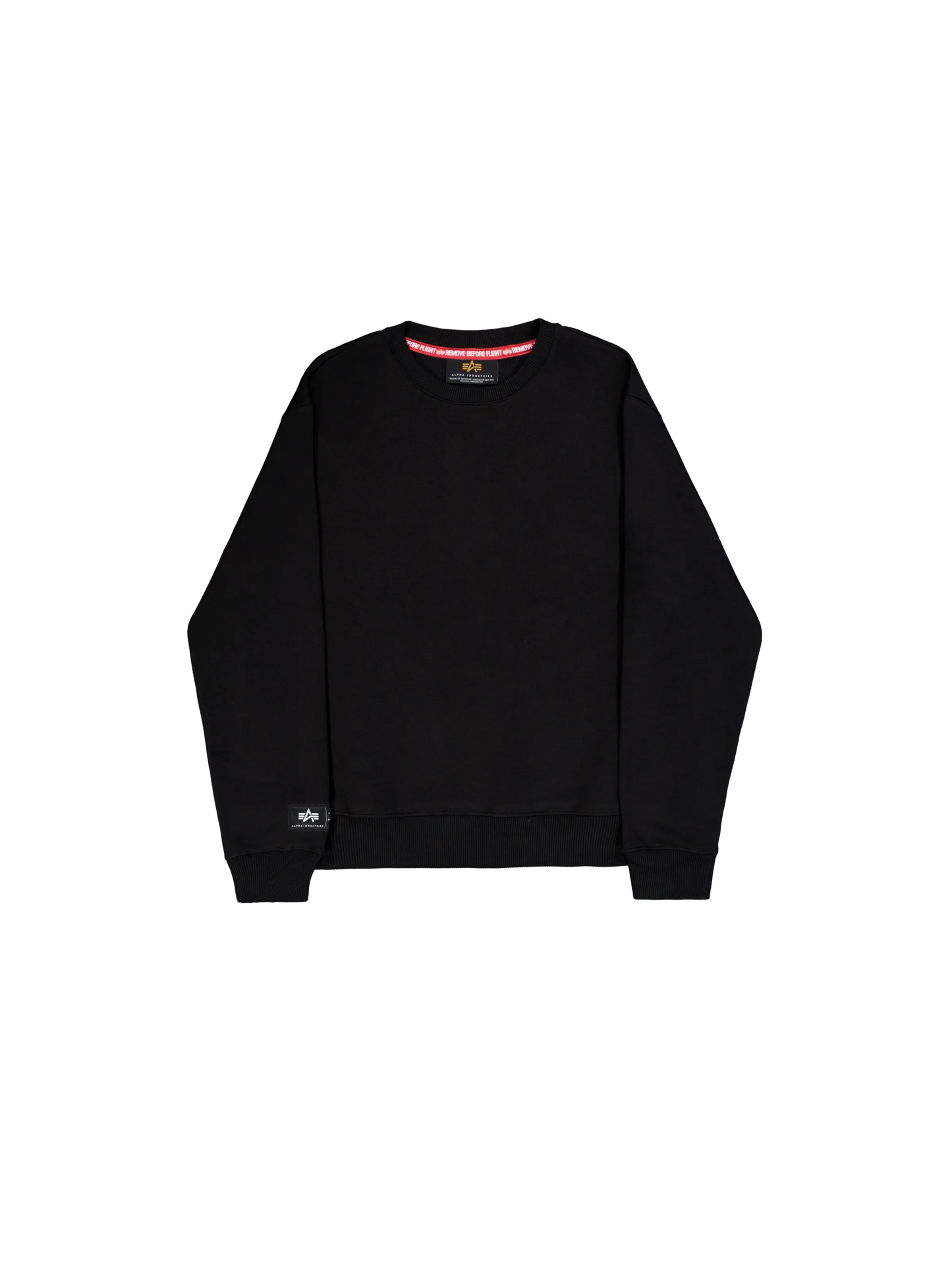 SUDADERA "LABEL BACKPRINT" - NEGRO - ALPHA INDUSTRIES | 258307