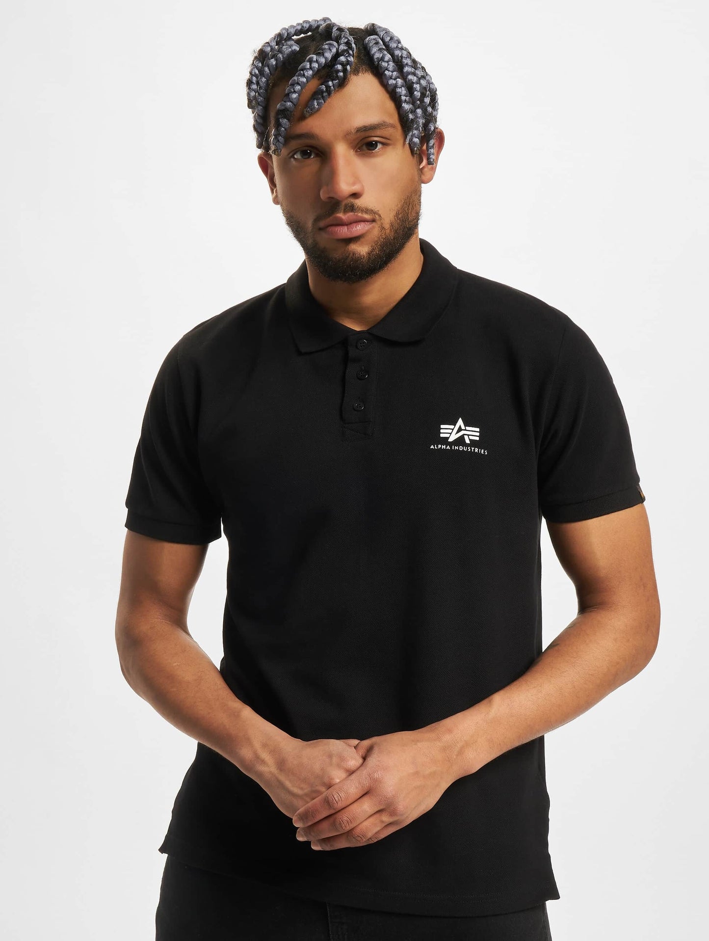 POLO "BASIC POLO SL II" - BLACK - ALPHA INDUSTRIES