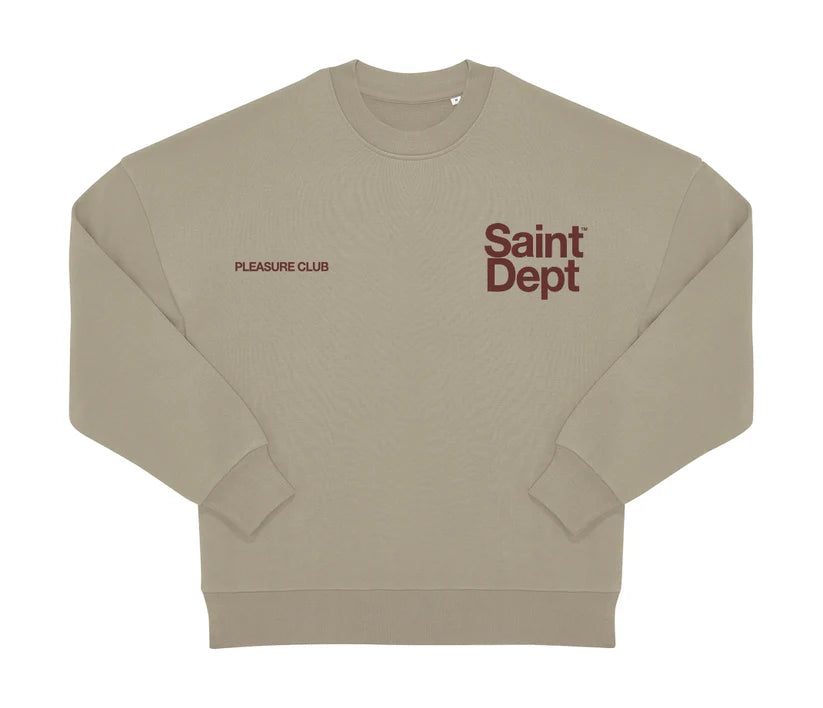 SUDADERA "VALIDATION" - BEIGE - SAINT DEPT