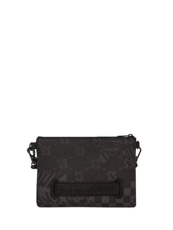 BOLSO POCHETTE CONVERTIBLE BANDOLERA 3AM CHECK - NEGRO/GRIS - SPRAYGROUND | 910B7502NSZ