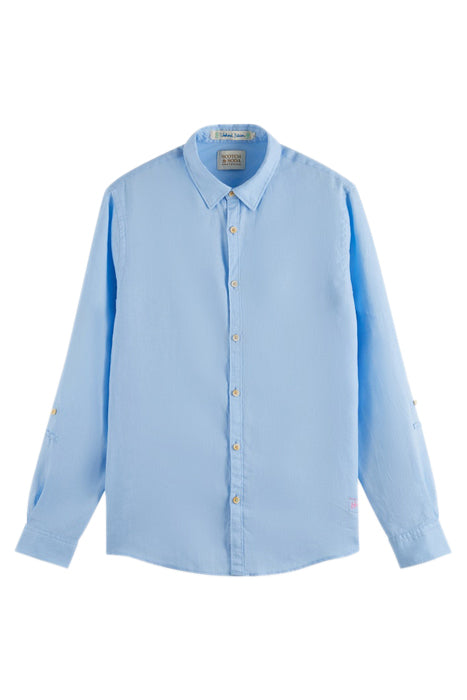 CAMISA DE LINO - AZUL CIELO - SCOTCH & SODA