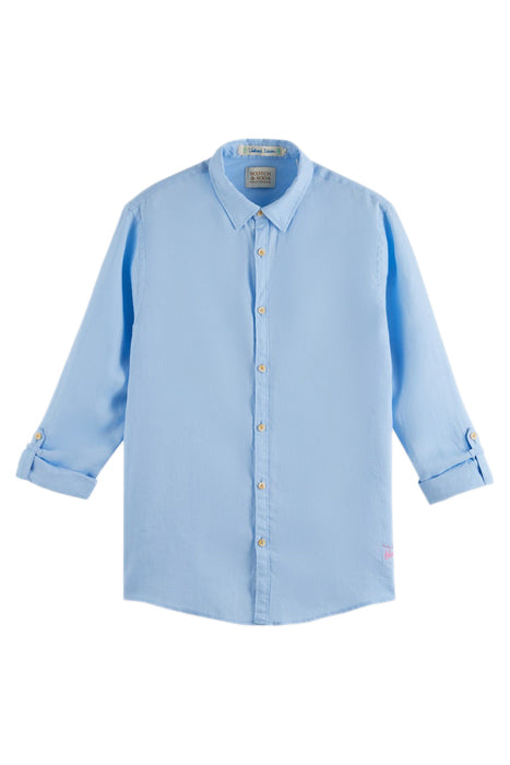 CAMISA DE LINO - AZUL CIELO - SCOTCH & SODA