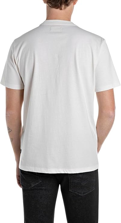 CAMISETA BÁSICA LOGO - BLANCO - REPLAY | M3099.000.2660