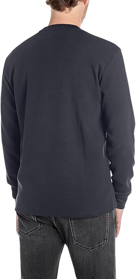 CAMISETA DE MANGA LARGA - AZUL MARINO - REPLAY | M3101 .000.85204