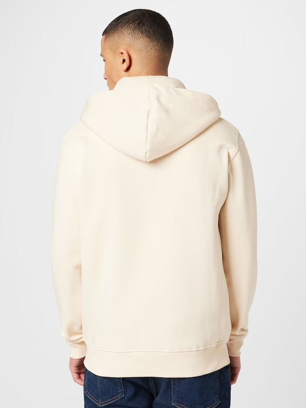 SUDADERA BÁSICA CON CREMALLERA Y CAPUCHA - CREMA - ALPHA INDUSTRIES | 118342
