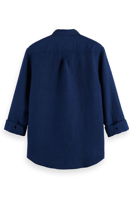 CAMISA DE LINO - AZUL MARINO - SCOTCH & SODA | 171612