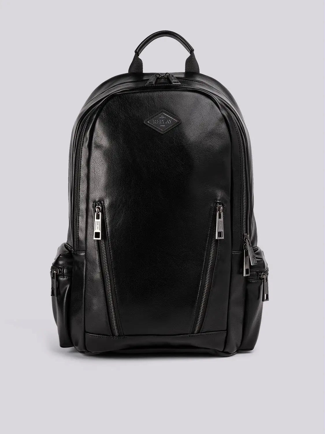MOCHILA EFECTO ARRUGADO - NEGRO - REPLAY | FM3713.000.A0511D