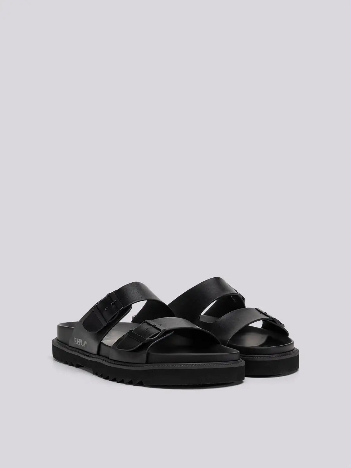 SANDALIAS DE DOBLE TIRA "HALLAN CITY" - NEGRO - REPLAY | GMF5Z.000.C0001S