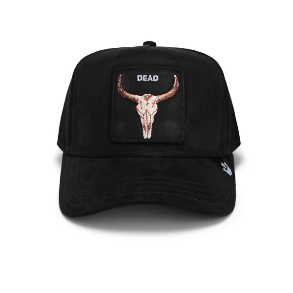 GORRA TRUCKER TORO "THE SUEDE SKULL" - NEGRO - GOORIN BROS THE FARM ANIMALS | 101-2125