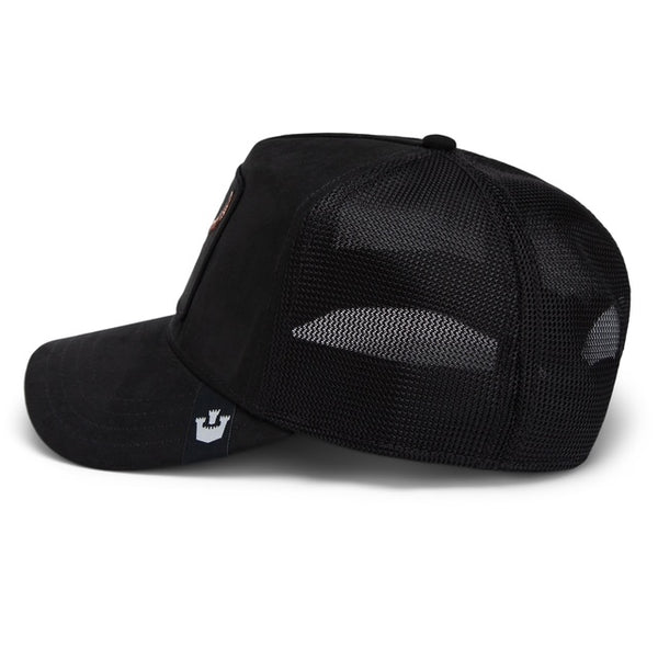 GORRA TRUCKER TORO "THE SUEDE SKULL" - NEGRO - GOORIN BROS THE FARM ANIMALS | 101-2125