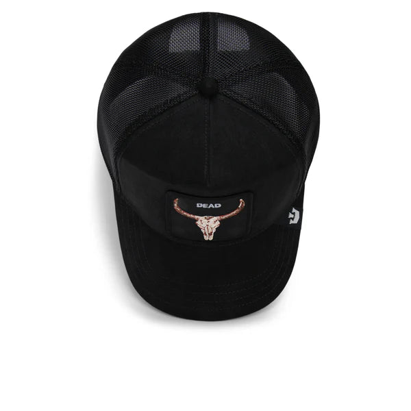 GORRA TRUCKER TORO "THE SUEDE SKULL" - NEGRO - GOORIN BROS THE FARM ANIMALS | 101-2125