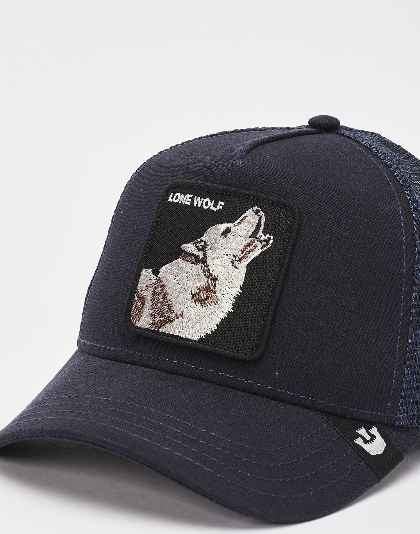 GORRA TRUCKER LOBO "THE LONE WOLF" - AZUL MARINO - GOORIN BROS THE FARM ANIMALS | 101-2449