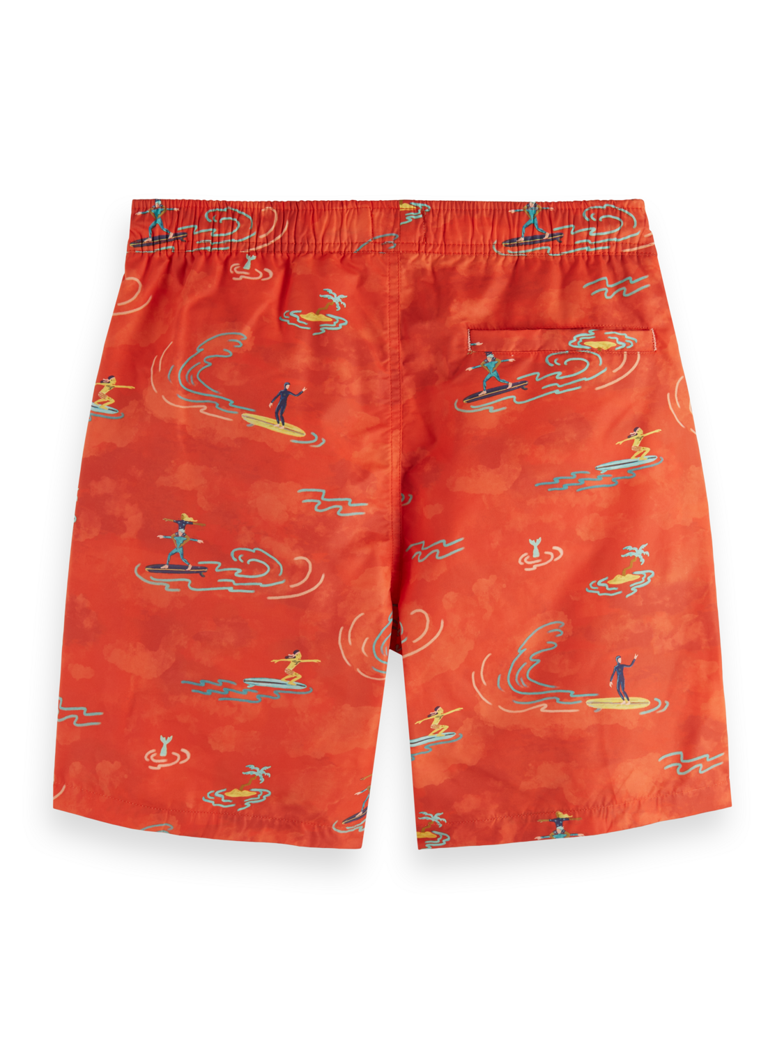 BAÑADOR CON ESTAMPADO INTEGRAL SURFISTA - ROJO - SCOTCH & SODA | 175368-6115