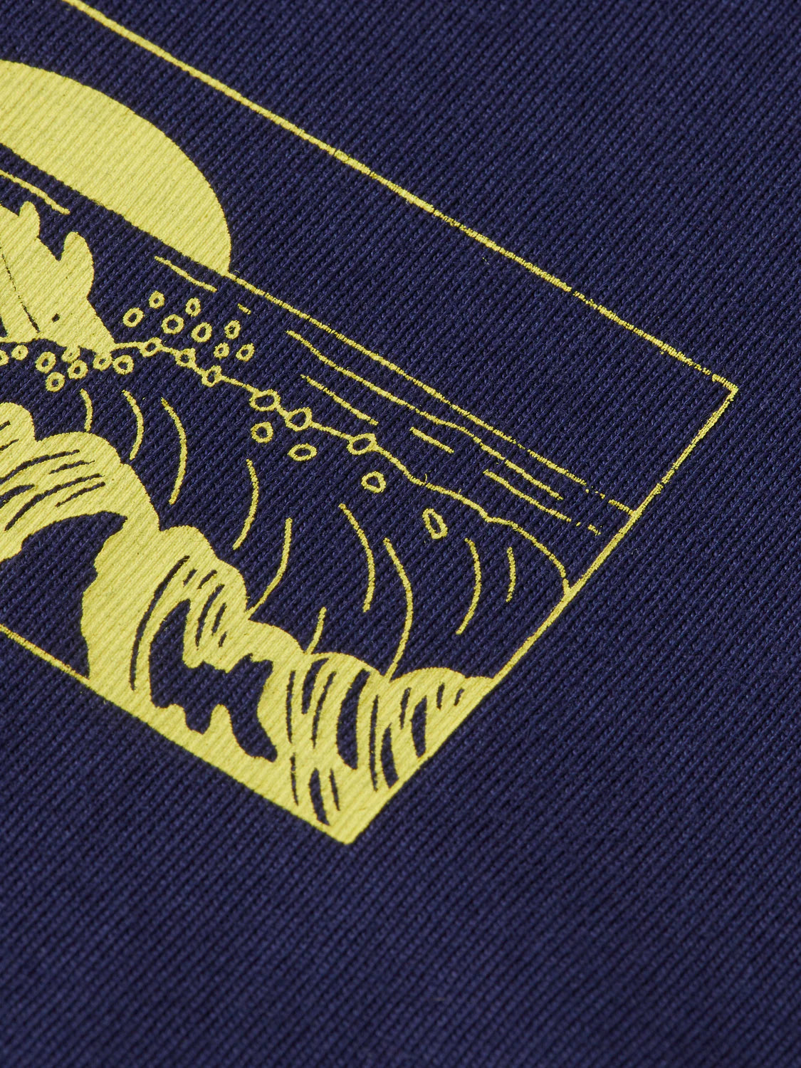CAMISETA DE MANGA LARGA CON ESTAMPADOS "SURF" - AZUL MARINO - SCOTCH & SODA | 175659