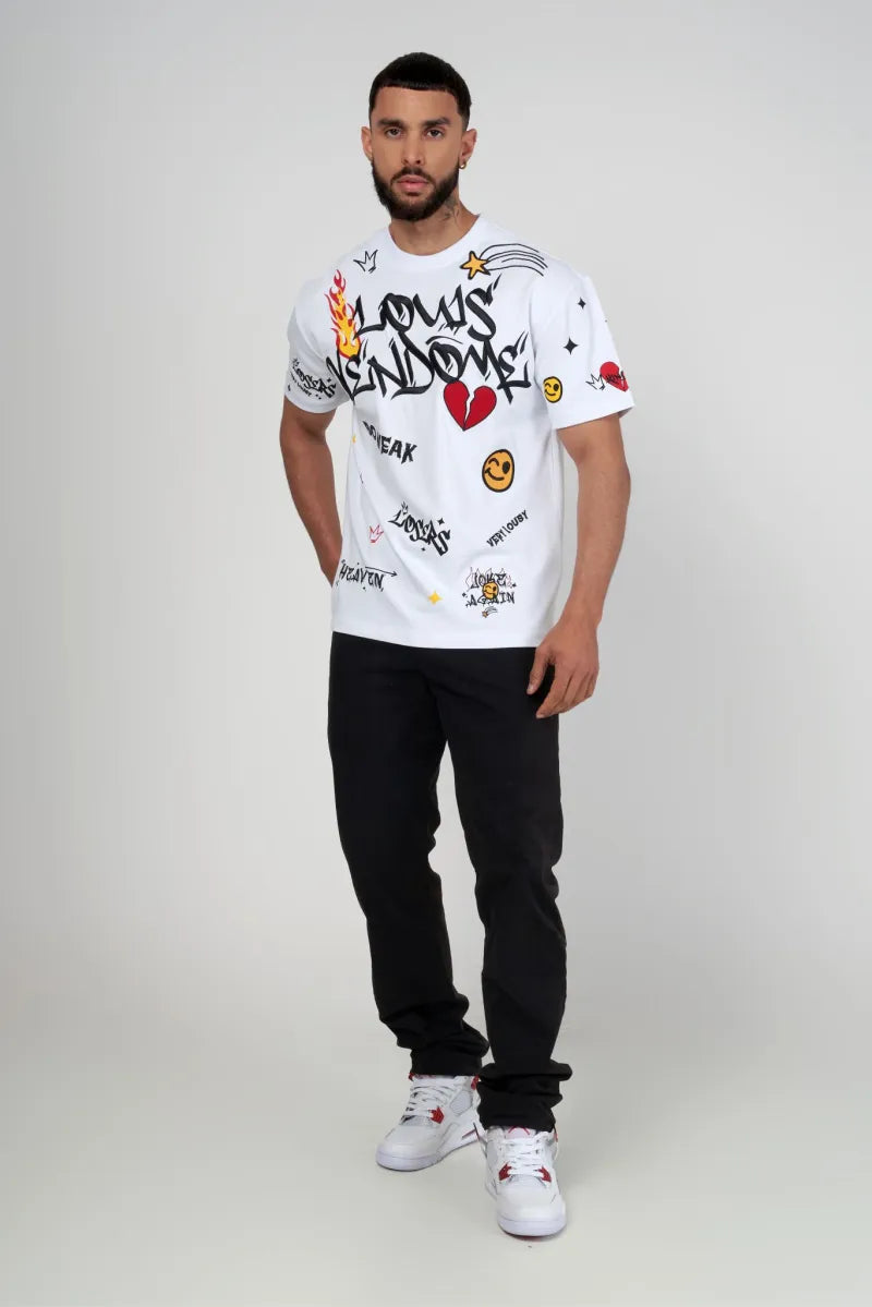 CAMISETA "HEAVEN" - BLANCO - LOUIS VENDOME PARIS | LV L74