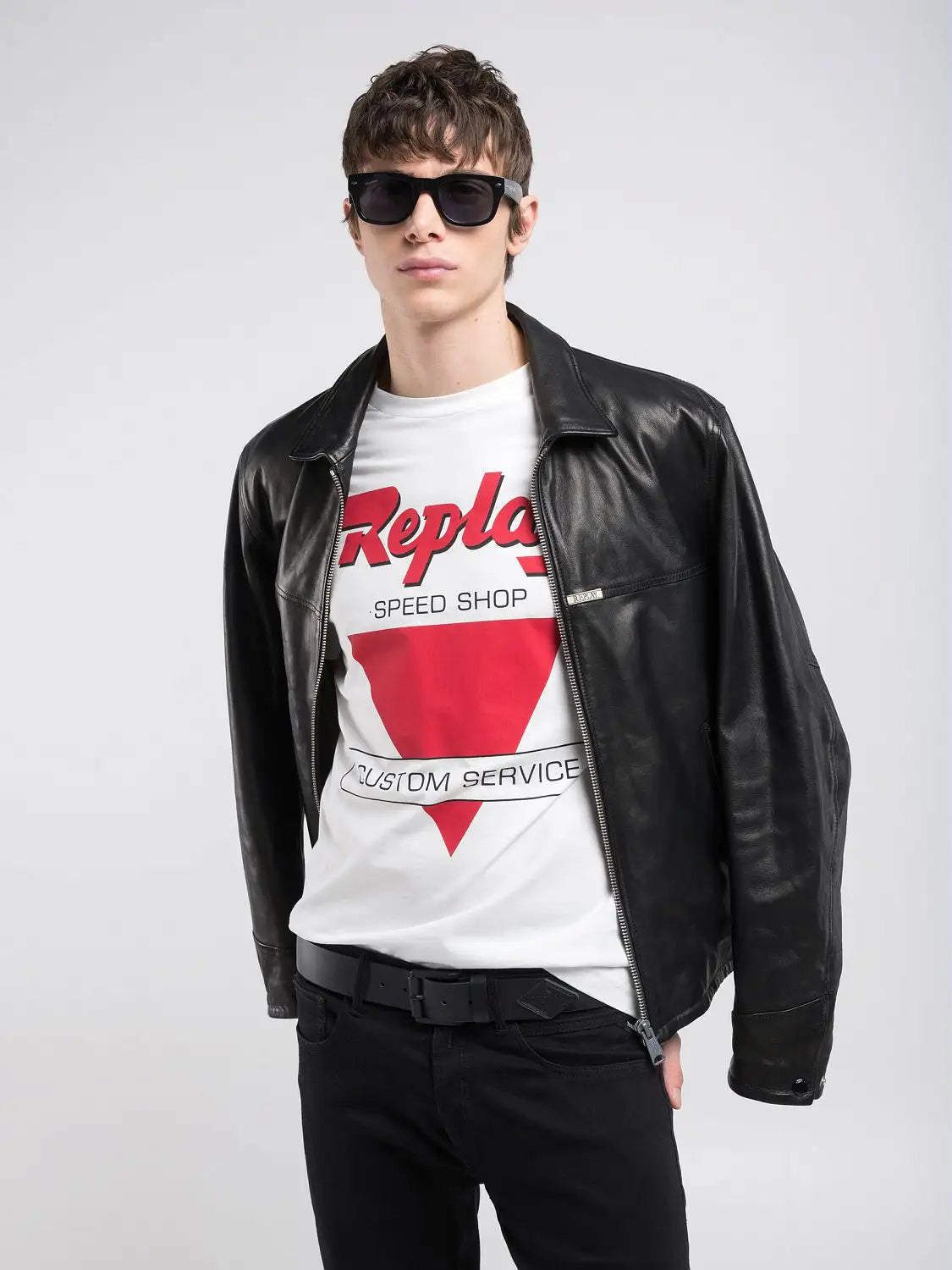 CAMISETA LOGO DELANTERO - BLANCO - REPLAY | M3051 .000.2660