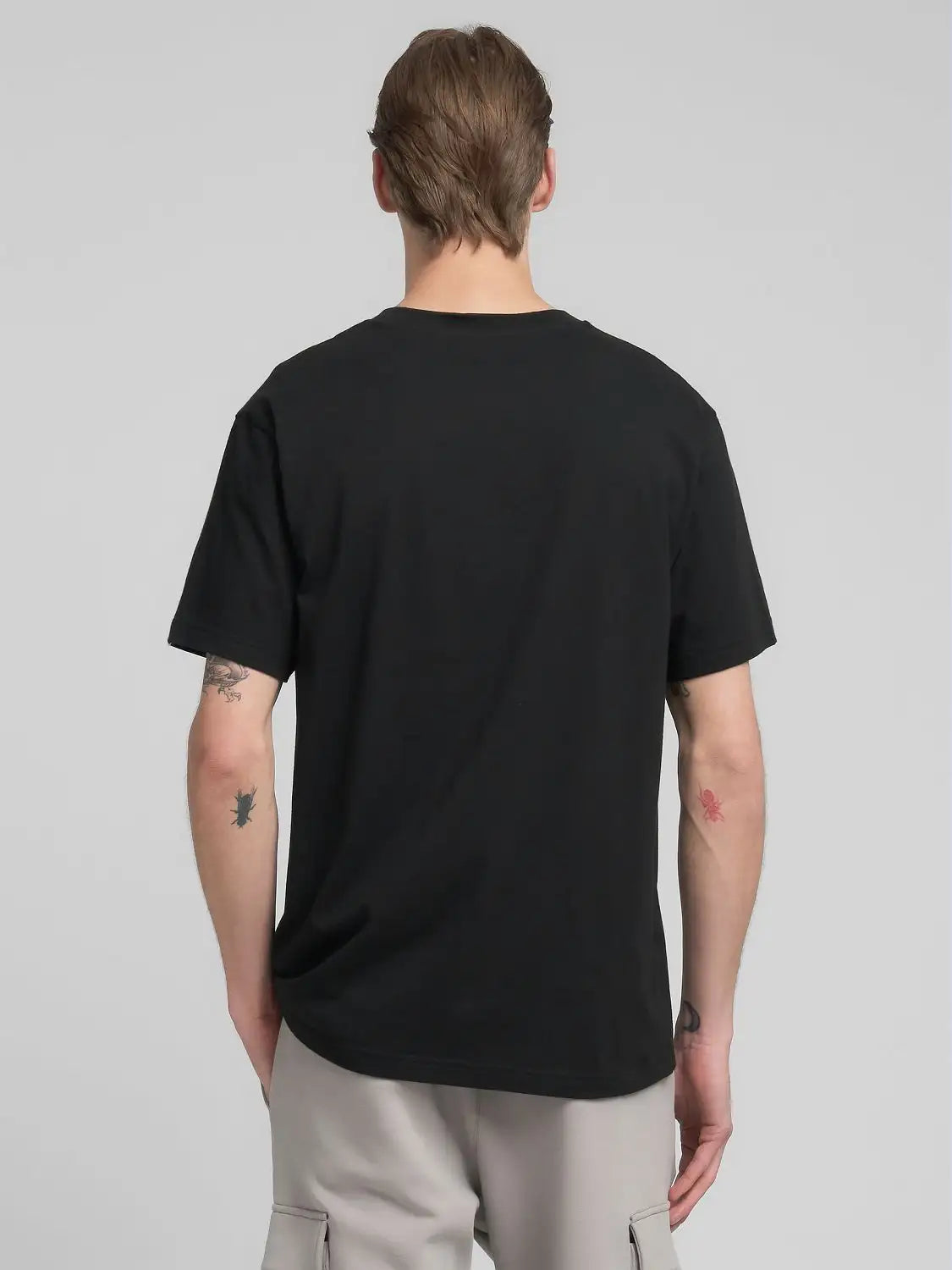 CAMISETA CON ESTAMPADO "ROCK" - NEGRO - REPLAY | M3225 .000.2660