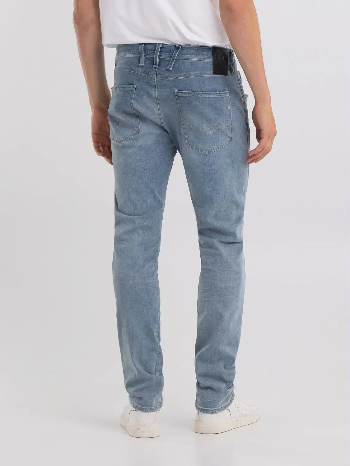 PANTALÓN VAQUERO AJUSTADO SLIM FIT ANBASS HYPERFLEX - AZUL - REPLAY | M914Y.000.661.A05